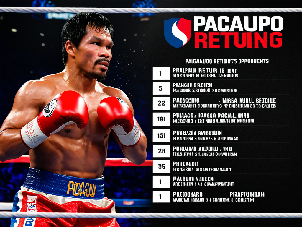 Featured image for blog post: Pacquiao's Return: Schedule, Opponents & More